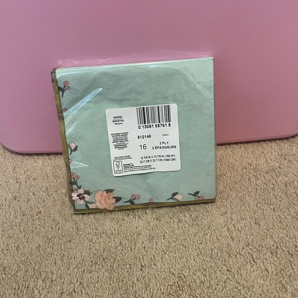 Floral 'From Miss to Mrs' Napkins